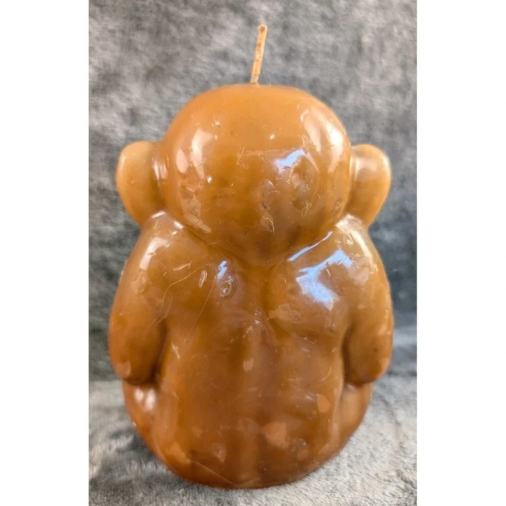Monkey Candle Figurine Novelty Candle Unique Home Decor Gift Idea White Elephant